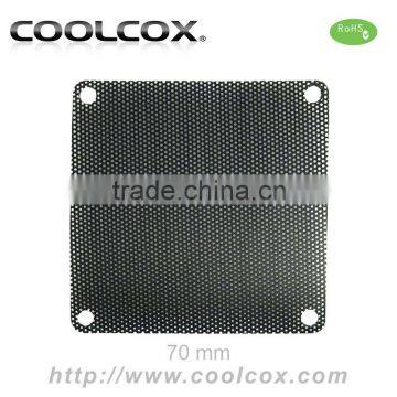 CoolCox 70mm fan filter,PVC material,exhaust fan filter,dust filter