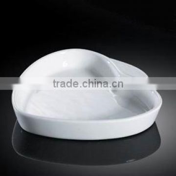 high quality ceramic heart shape backware,H1683