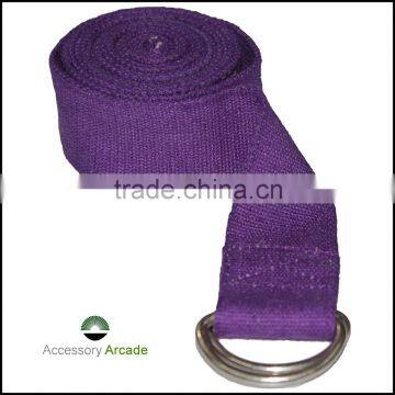 Factory wholesale Custom Private label Cotton Yoga Strap in Cotton