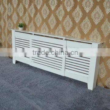 MDF Radiator Cover Hot Sale White Paint Adjustable Chic Design Home Furniture photo-3