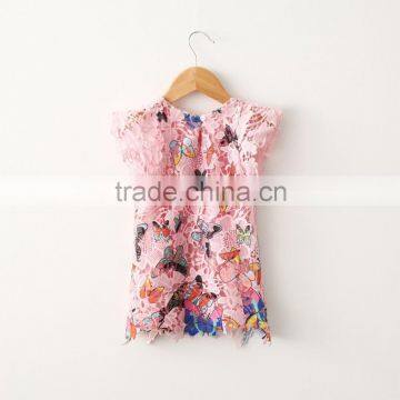 2015 Summer Cotton Children Butterfly Dress photo-2