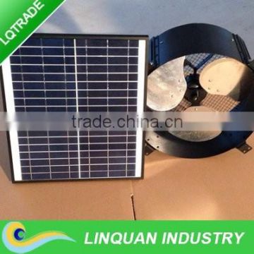 12 inch 35W Solar gable fan with solar battery system