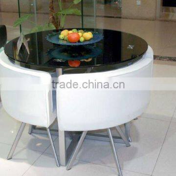 tinted fashionable round tempered glass table tops