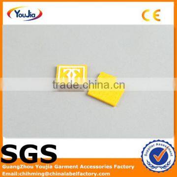 Private logo embossed 3D rubber label