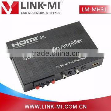 LINK-MI LM-MH31 4K2K HDMI Converter Switcher 3X1 With Audio Amplifier Support PIP and MHL Function photo-3