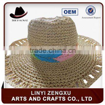 fashion hand crocheted womens straw hats