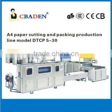 paper sheeting and packing machine line A5 A4