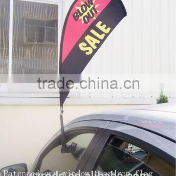 teardrop car window flags