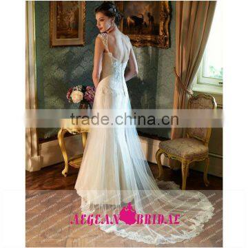 GS12 Sexy Sweetheart Cap Sleeve Luxury Wedding Dresses Beaded Bust Lace Floor Length Vestido De Noiva Saia Removivel photo-2