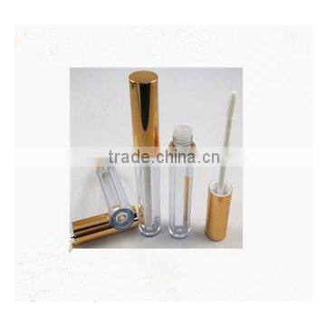 plastic lipgloss tube golden color