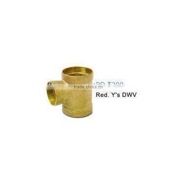 Cast copper fitting DWV TY reducing, Cast DWV fittings