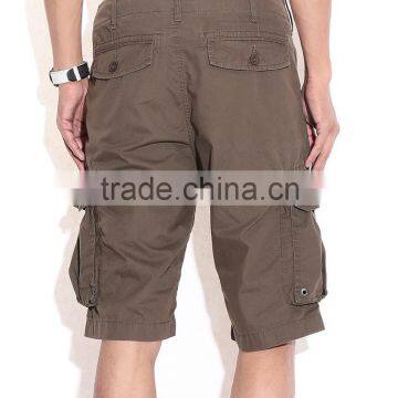 Daijun Oem Hot Sale Summer Breathable Canvas Wrinkled Men Cargo Pants