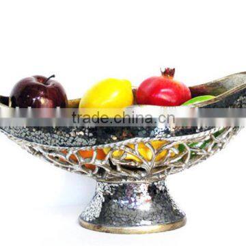 handmade creative custormize polyresin fruit dish