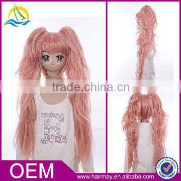 High Density Japanese anime Dangan-Ronpa pink wig cosplay