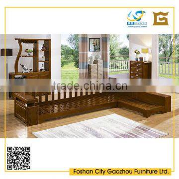 High end living room furniture solid wood sofa frame