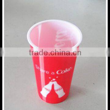 disposable red promotion plastic 3d cup