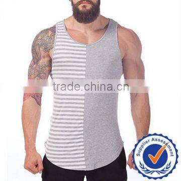 Hot sale sport stringer fitness clothes men gym/Mens Tank Top