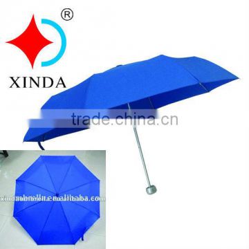 21"*8k 170T polyester 3-folded umbrella/super mini manual open