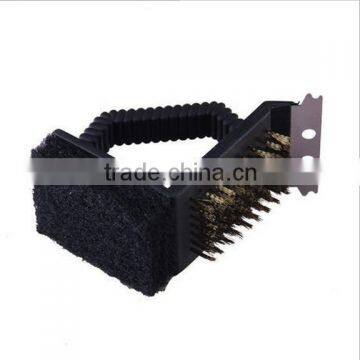 Top Sale Barbecue Grill Cleaner, Brush Cleaners, Steel Wire Sponge Trowel Set Kitchen Tools photo-3