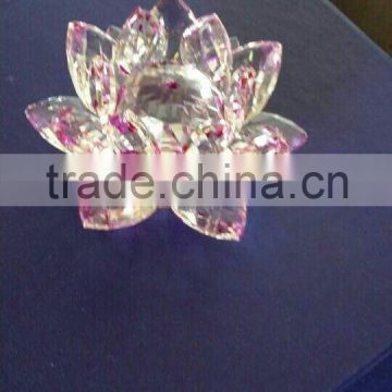 Crystal lotus flower for girl gift