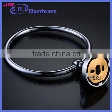 Top Selling Brass Material Ceramic Bathroom Hanging Towel Ring photo-5