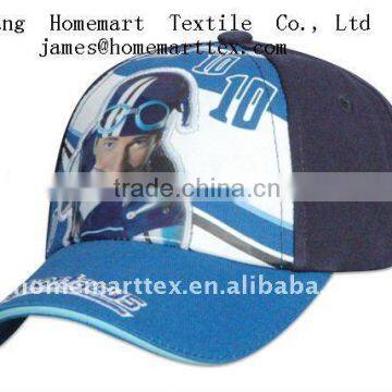 6 Panel 100%cotton Heavy Brushed Baseball Cap Army Hats Embroidery Baseball Cap photo-2