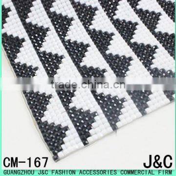 24 * 40mm White + Black Acrylic Hot and Drilling Mesh photo-2