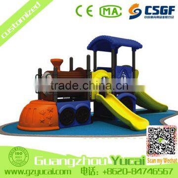 new style children amusement plastic slides kids playground equipment