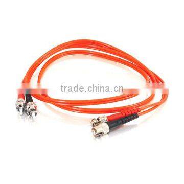 5m ST-ST 50/125 OM2 Duplex Multimode PVC Fiber Optic Cable