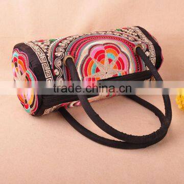 Hot Selling Cotton Fabric Ethnic Embroidery Tribal Handbag for Women photo-5