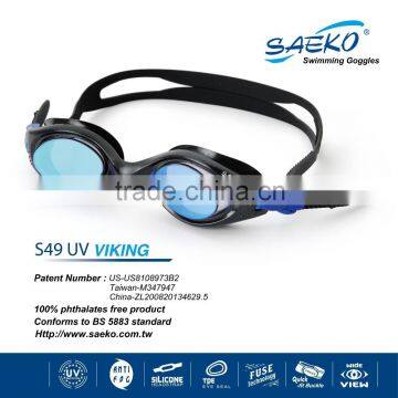 Viking Mirror - One piece Fitness US Patent Adult Swimming Goggles