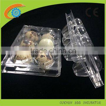 12 holes disposable blister PVC plastic quail egg tray/carton/box