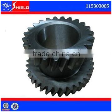 Reverse Gearbox Manufacturers s6-150 Gears ZF Manual for Gearbox S6-150 S6-160 Howo Truck Parts Double Gear 115303005