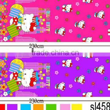 polyester kids design bedsheet fabric