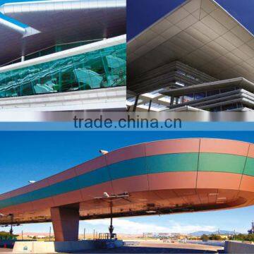 4mm Aluminum Plastic Composite Panel Facade for Building Facade Construction