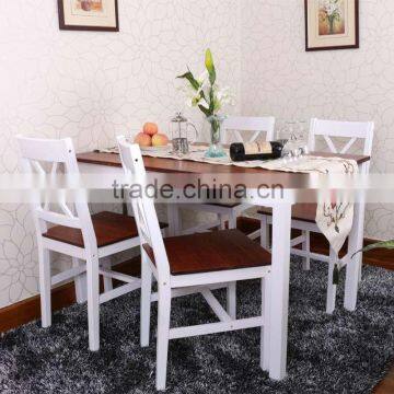 modern solid wooden dining table and solid wood chairs ITEM NO.03