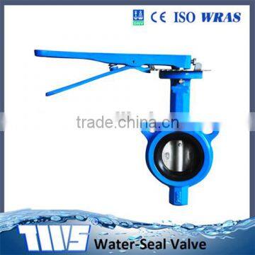 DN 300 Cast Iron PN 10 Handle Lever Wafer Butterfly Valves