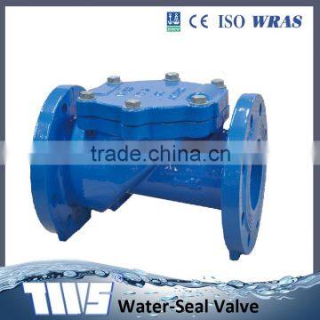 Rubber seated swing check valve