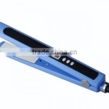 Titanium Plate Professional Hair Flat Iron with Adjustable Temperature