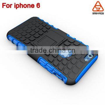 Stryfer New Design Tires Pattern Kickstand Hybrid Robot Cell Phone Case for Iphone 6 photo-3