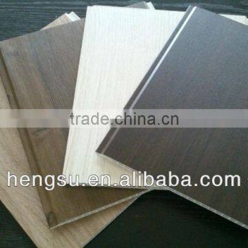 Hot sale wood finish in Asia laminated pvc sheets