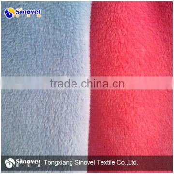 100% polyester micro velboa/ef velboa/warp knitted fabric