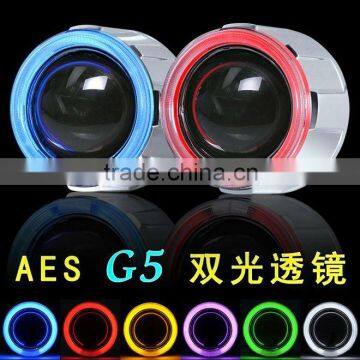 AES G5 mini size bi-xenon projector, universal car projector 9005,9006,H4,H7,H11