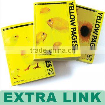 Professional Art Paper Yellow Pages Book Printing