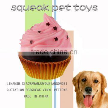 Squeaky vinyl ice-cream pet toy factory