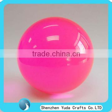 Bright colored Acrylic solid juggling ball contact ball