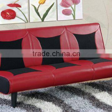 Most recently developed leather and mesh fabric sofa bed with comfortable feel