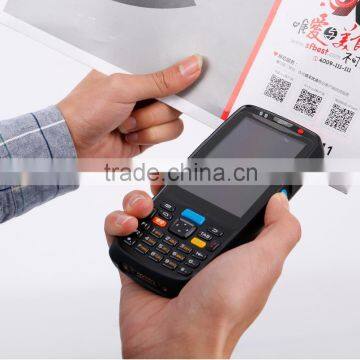 Android handheld pda barcode scanner with display WIFI GPS bluetooth NFC cradle Smartpeak C5000