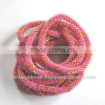 Rollover Glass Bead Bracelets From Nepal photo-4
