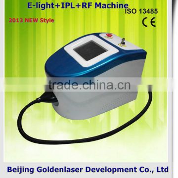 2013 New design E-light+IPL+RF machine tattooing Beauty machine cosmetology training hair